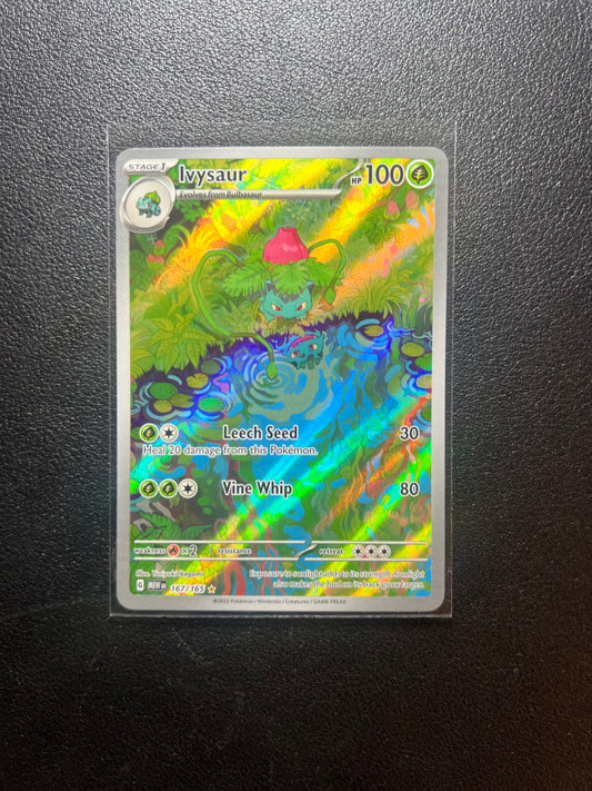 Ivysaur #167 Illustration Rare Pokemon Scarlet & Violet 151