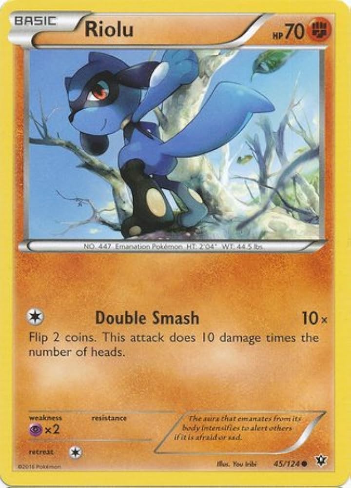 Pokémon Riolu 076/132 Rare