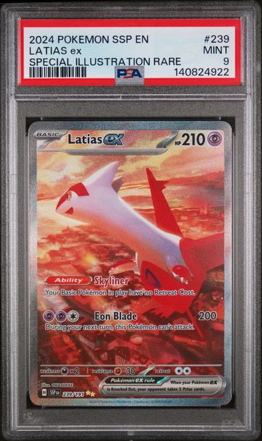 Latias ex 2024 Pokemon Special Illustration Rare PSA 9 #239