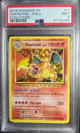 Charizard 2016 Pokemon XY Evolutions Holo PSA 9 #11