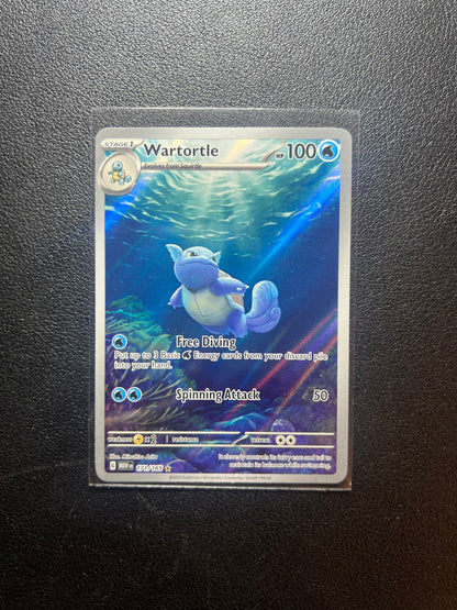 Wartortle #171 Illustration Rare Pokemon Scarlet & Violet 151