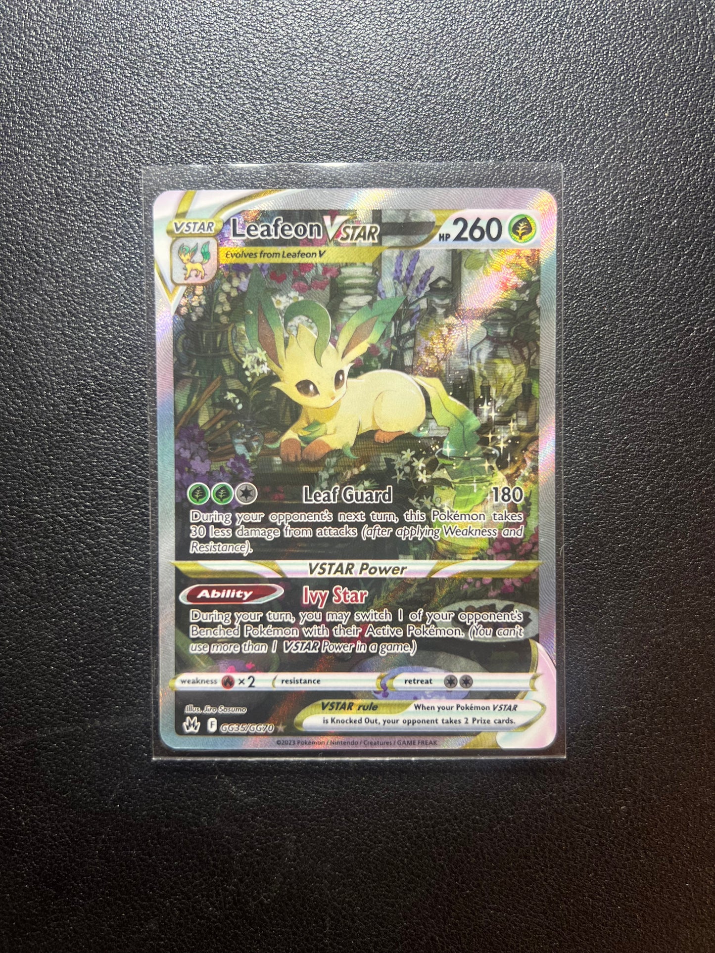 Leafeon VSTAR #GG35 Full Art Pokemon Crown Zenith