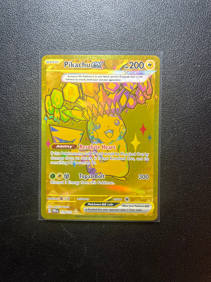 Pikachu ex #179 Hyper Rare Pokemon Prismatic Evolutions