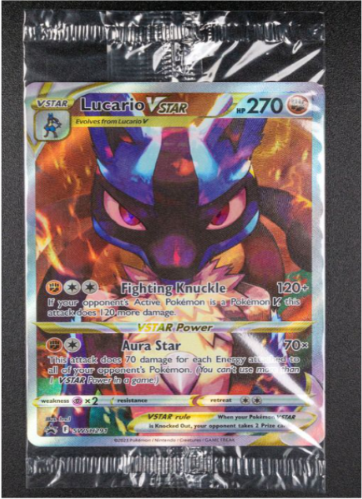 [SEALED] Lucario VSTAR SWSH291 Ultra Rare Crown Zenith Elite Trainer Box Promo