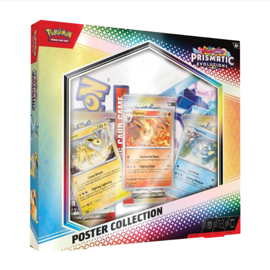 Pokémon TCG Scarlet & Violet 8.5 Prismatic Evolutions Poster Collection