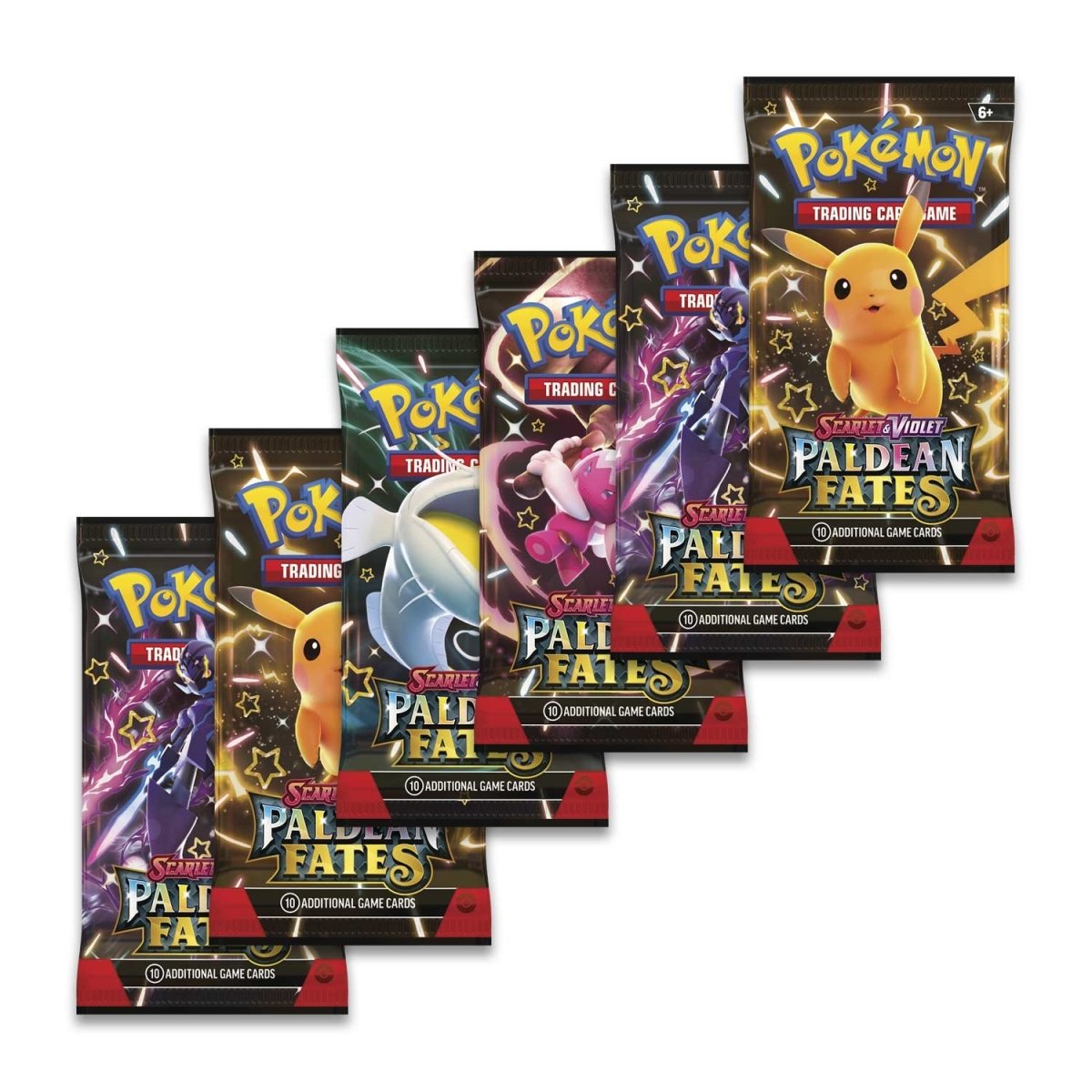 Pokemon TCG: Paldean Fates Booster Bundle (6 Booster Packs)