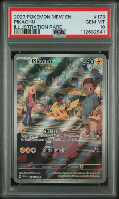 Pikachu Illustration Rare 2023 Pokemon PSA 10 #173