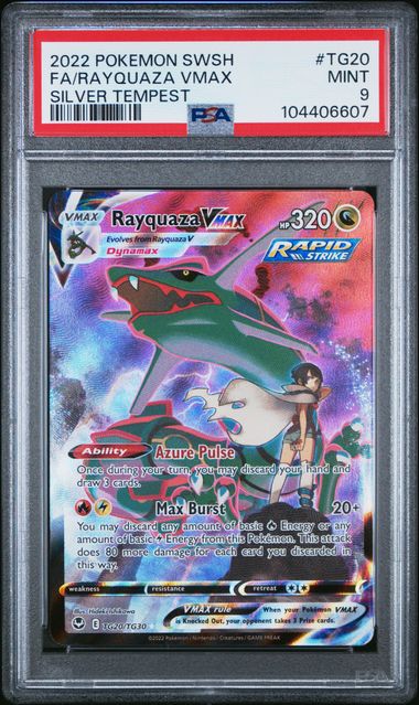 Rayquaza VMAX 2022 Pokemon SWSH Silver Tempest PSA 9 #TG20